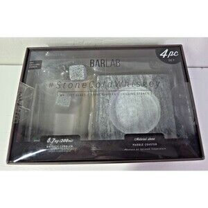 Factory Sealed - NIB - Barlab 4Pc Stone Cold Whiskey Box